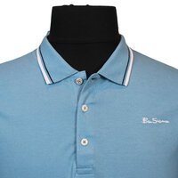 Ben Sherman Cotton Signature Logo Collar Trim Polo