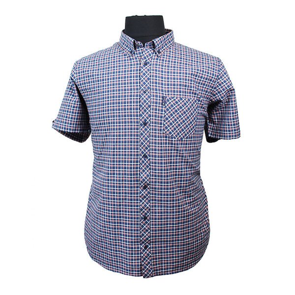 Ben Sherman Oxford Small Overcheck -shop-by-brands-Beggs Big Mens Clothing - Big Men's fashionable clothing and shoes
