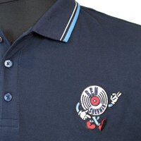 Ben Sherman Cotton Strolling Record Polo Navy