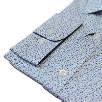 Brooksfield Cotton Stretch Performance Tear Drop Pattern Fashion Shirt