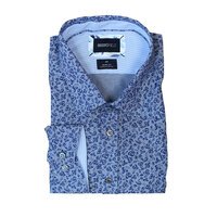 Brooksfield Premium Cotton Leaf  Pattern Fashion Shirt