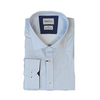 Brooksfield Cotton Stretch Performance Micro Abstract Pattern Fashion Shirt