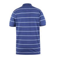 D555 Stephen Striped Blue Polo