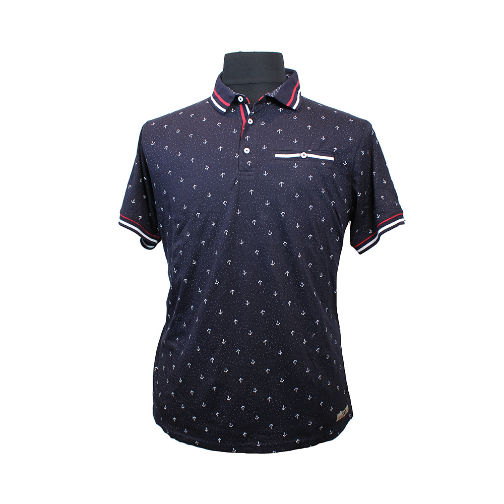 D555 Swindon Anchor Navy Polo