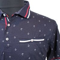 D555 Swindon Anchor Navy Polo