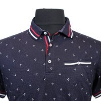 D555 Swindon Anchor Navy Polo