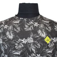 Replika Tropical Fern Charcoal Tee