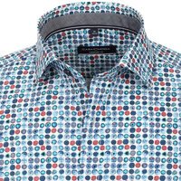 Casa Moda Multi Spot Cotton Short Sleeve Shirt