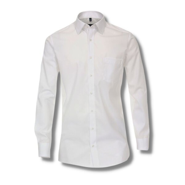 Casa Moda White Cotton Business Shirt-shop-by-brands-Beggs Big Mens Clothing - Big Men's fashionable clothing and shoes