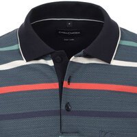 Casa Moda Cotton Mix Multi Horizontal Stripe Fashion Polo