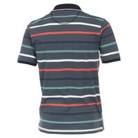 Casa Moda Cotton Mix Multi Horizontal Stripe Fashion Polo