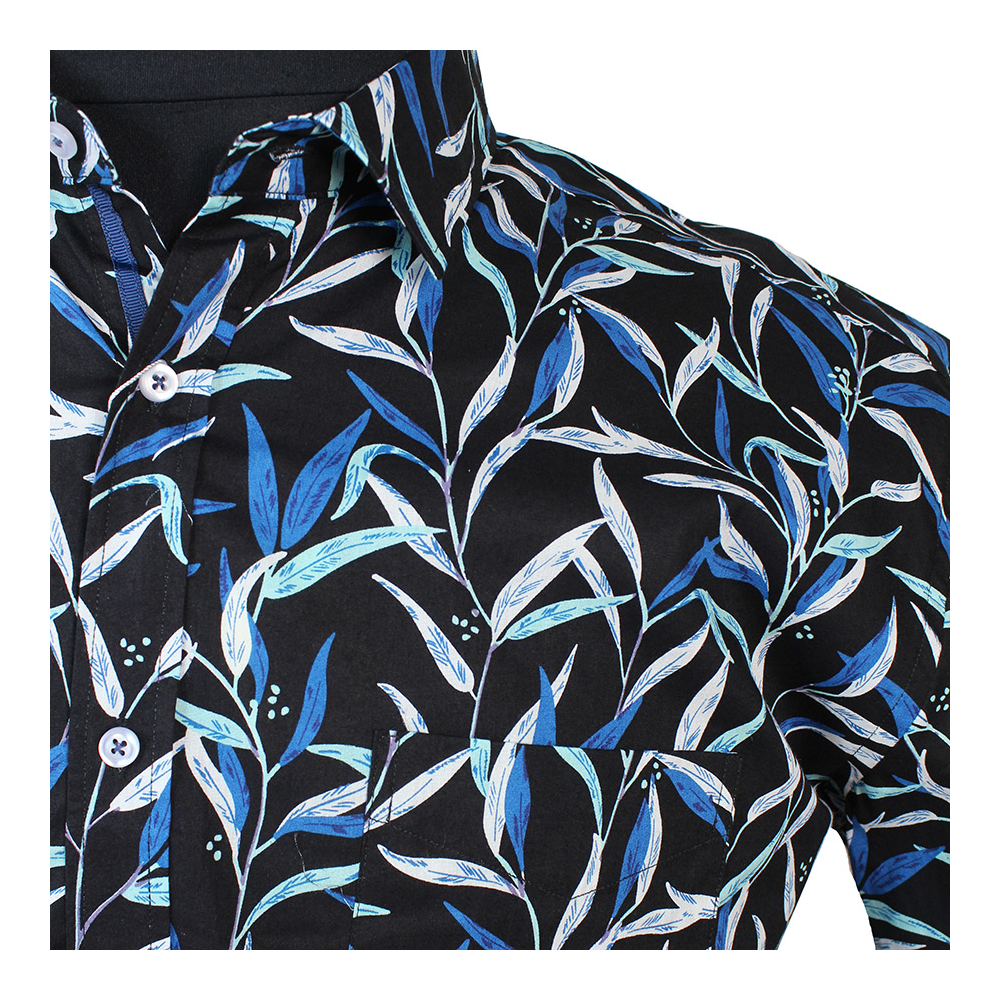 Beggs Big Men's Clothing Big Men's Leaf print shirt