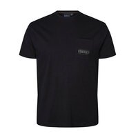 North 56 Logo Pocket Tee Crew Neck Black