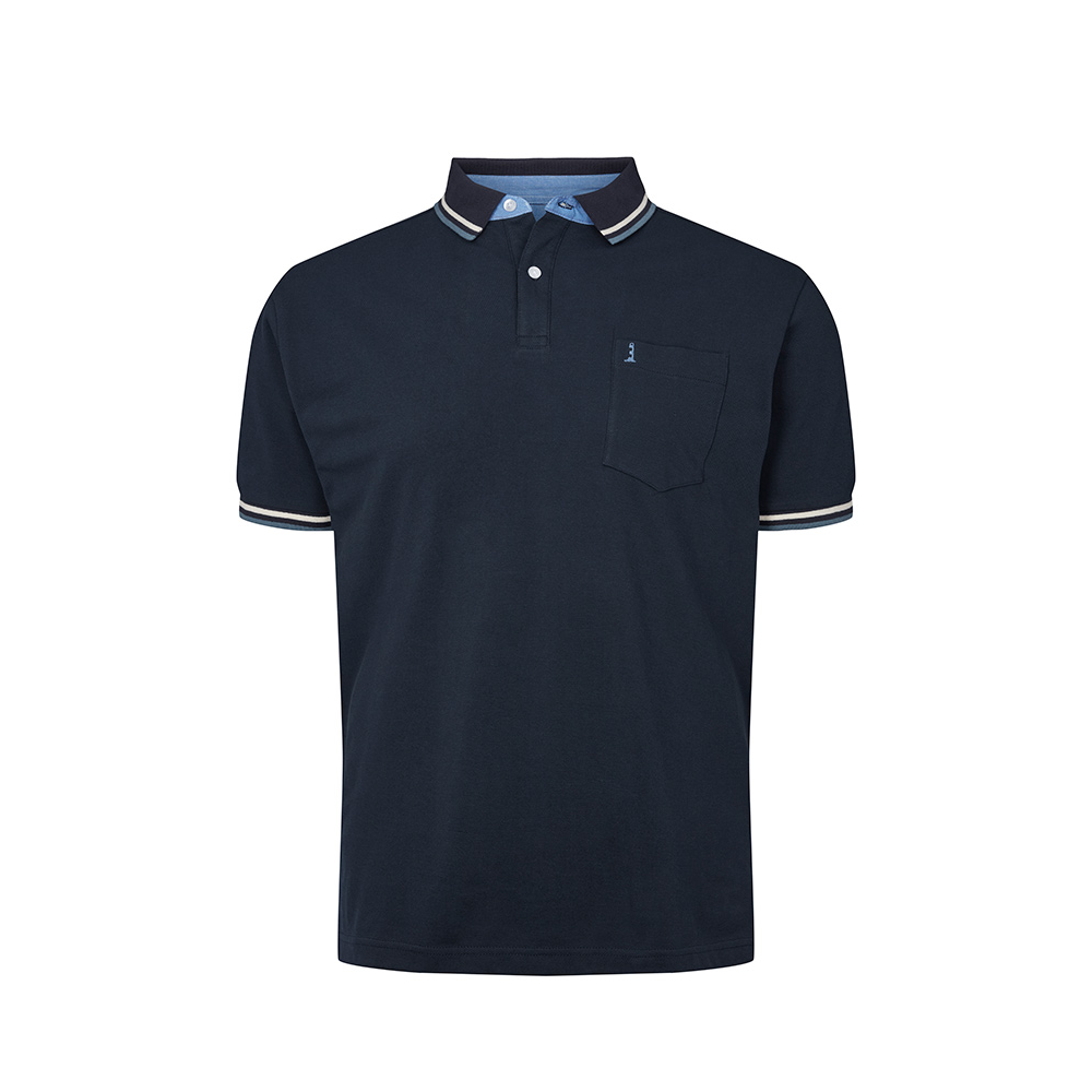 North 56 Plain Trim Polo Navy