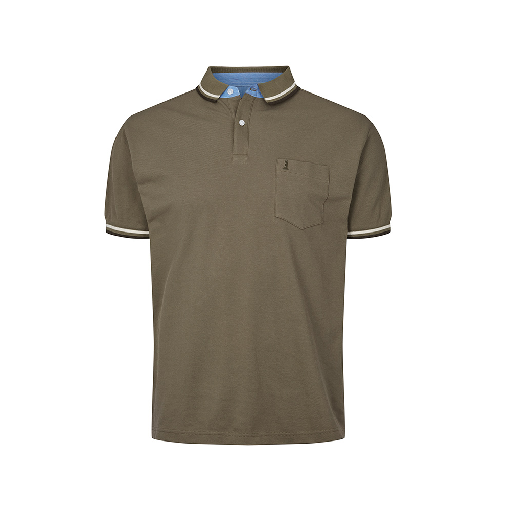 North 56 Plain Trim Polo Olive