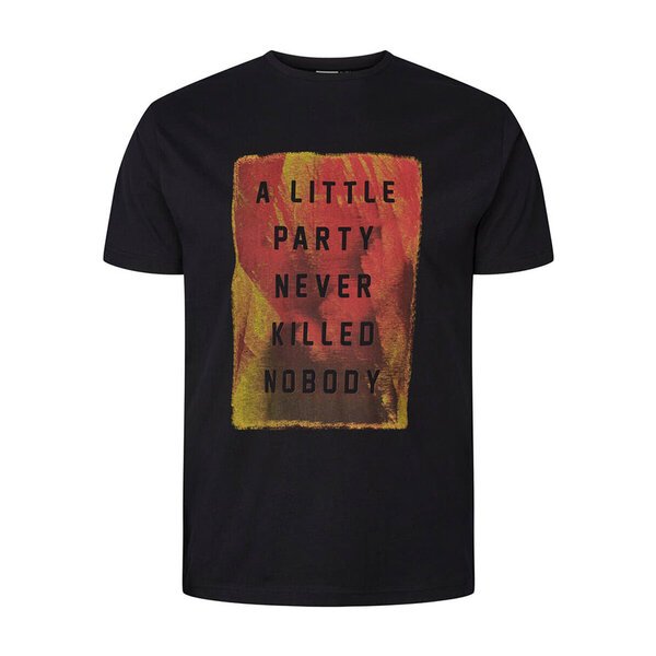 North 56 Little Party Never Tee Black-shop-by-brands-Beggs Big Mens Clothing - Big Men's fashionable clothing and shoes