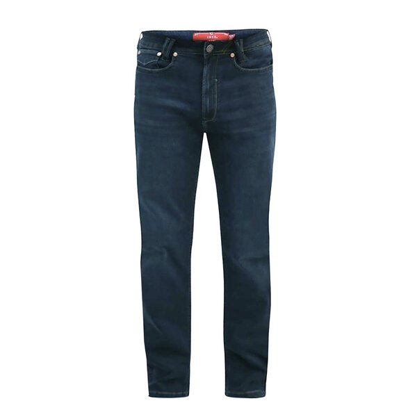D555 Springfield Dark Denim Stretch Jean-shop-by-brands-Beggs Big Mens Clothing - Big Men's fashionable clothing and shoes