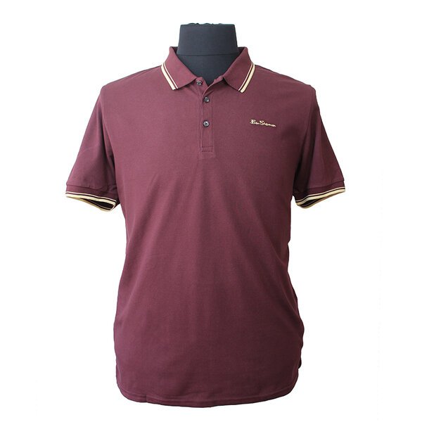 Ben Sherman Signature Polo Aubergine-shop-by-brands-Beggs Big Mens Clothing - Big Men's fashionable clothing and shoes
