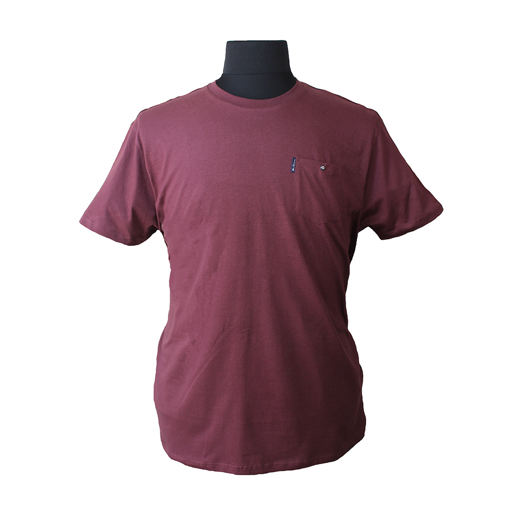 Ben Sherman Signature Pocket Tee Wine