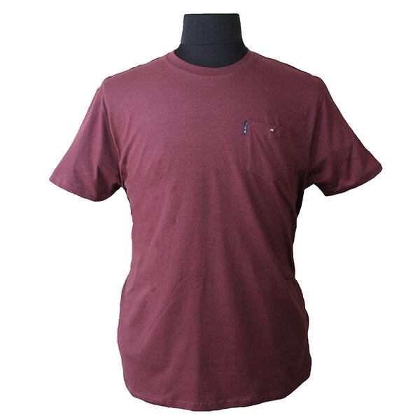 Ben Sherman Signature Pocket Tee Wine-shop-by-brands-Beggs Big Mens Clothing - Big Men's fashionable clothing and shoes
