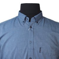 Ben Sherman Oxford SS Shirt Slate Blue