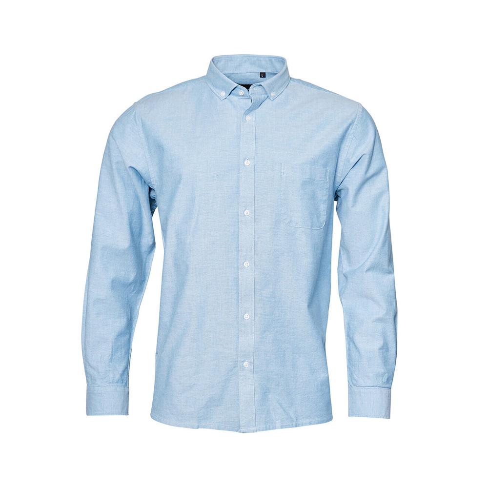 North 56 Oxford Shirt Cotton LS Light Blue