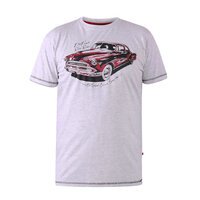 D555 Retro Rides Print White Marle