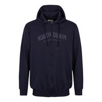 North 56 Full zip Logo Hoodie Navy