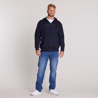 North 56 Full zip Logo Hoodie Navy