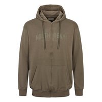 North 56 Full zip Logo Hoodie Olive