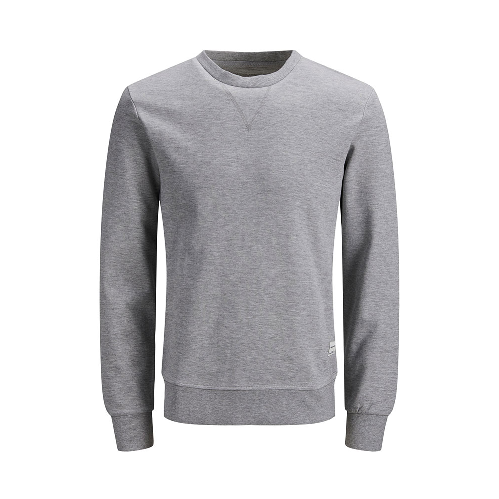 Jack and Jones Basic Crew Neck Sweater Grey