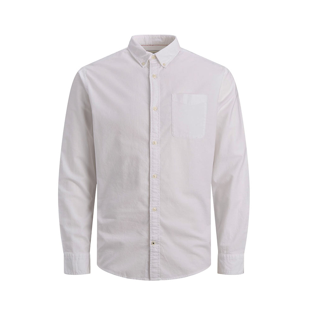 Jack and Jones Classic Oxford Long Sleeve Shirt White