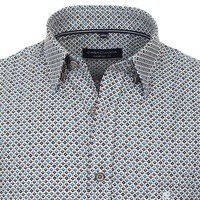 Casa Moda Diamond Pattern Cotton LS Shirt