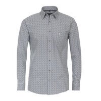 Casa Moda Diamond Pattern Cotton LS Shirt