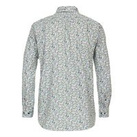 Casa Moda Olive Leaf Print Business Shirt