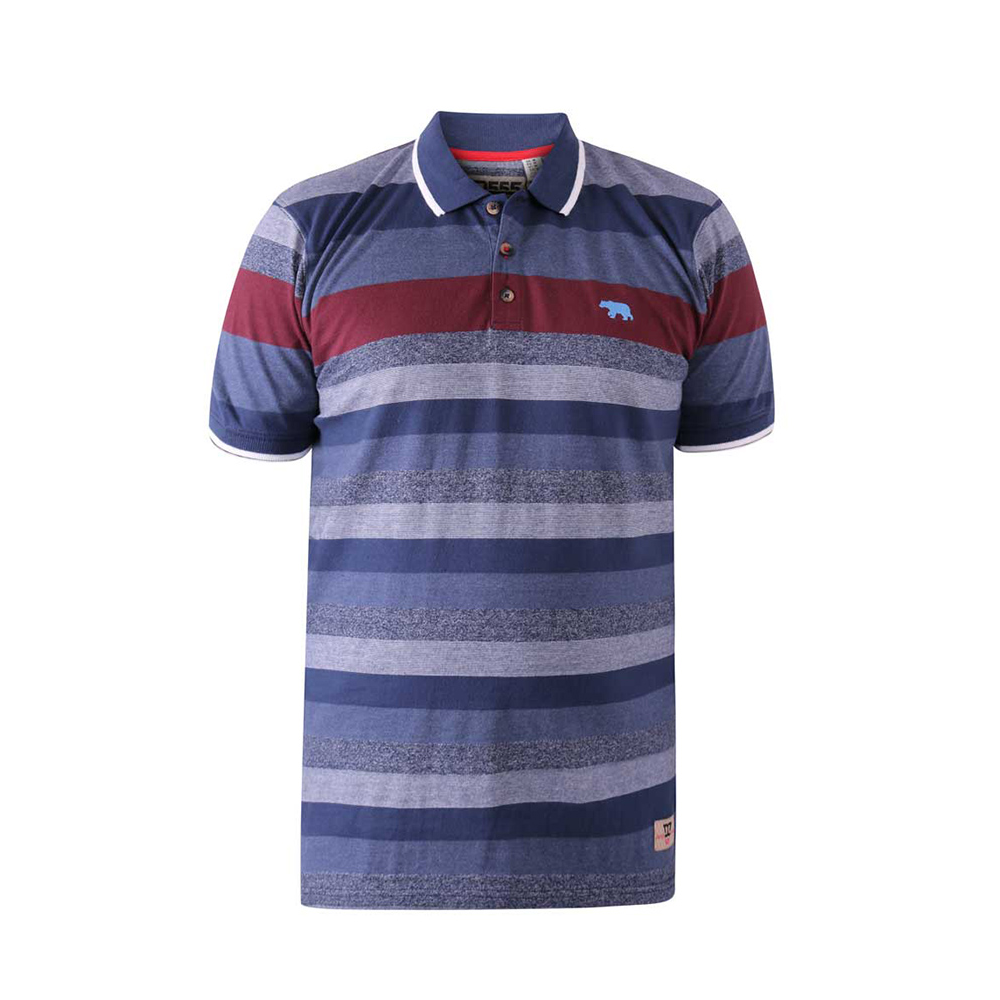 D555 Knightsbridge Multi Stripe Polo