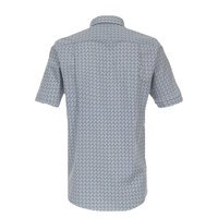Casa Moda Blue Diamond Pattern SS Shirt