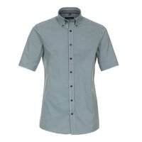 Casa Moda Aqua Circle Pattern SS Shirt