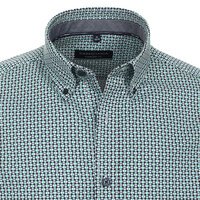 Casa Moda Aqua Circle Pattern SS Shirt