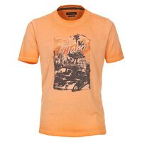 Casa Moda Orange Cold Dyed Fine Cotton Tee 