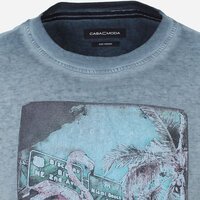 Casa Moda Sargasso Sea Cold Dyed Fine Cotton Tee 