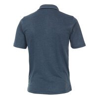 Casa Moda Plain Easy Care Polo with trim Blue