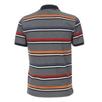 Casa Moda Grey Apricot Striped Contrast Collar