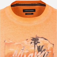 Casa Moda Orange Cold Dyed Fine Cotton Tee 