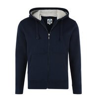 Kam Cotton Mix Plain Full Zip Hoody