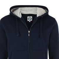 Kam Cotton Mix Plain Full Zip Hoody