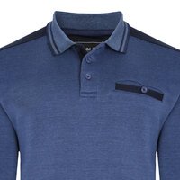 Kam Tipped Collar Polo Sweater