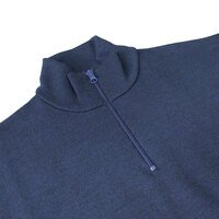 Silverdale 5118 Quarter zip Basket Weave Stitch Pullover Navy