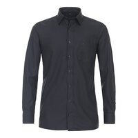 Casa Moda Rope Weave Pattern Business Shirt Black