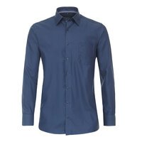 Casa Moda Rope Weave Pattern Business Shirt Navy